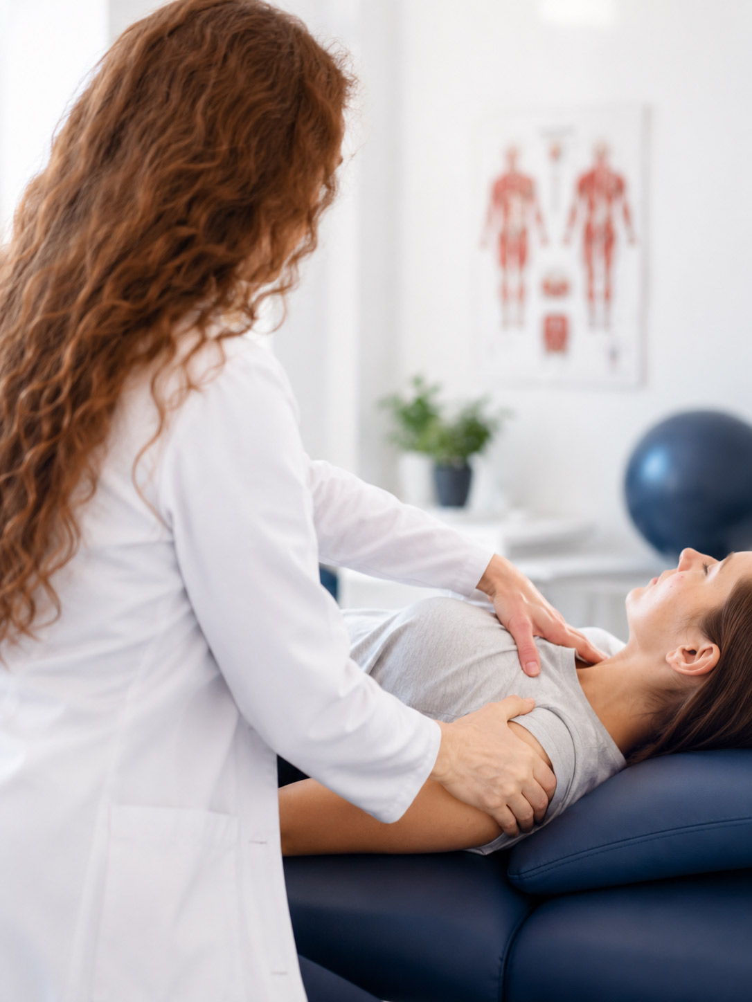 Physiotherapy treatment session in the St Julian's clinic